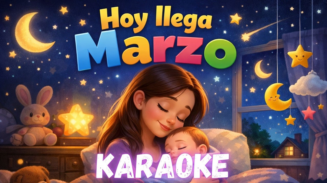 🌷🎤☀️ **Hoy Llega Marzo | Versión Karaoke – Canción Infantil en Español** 💛✨