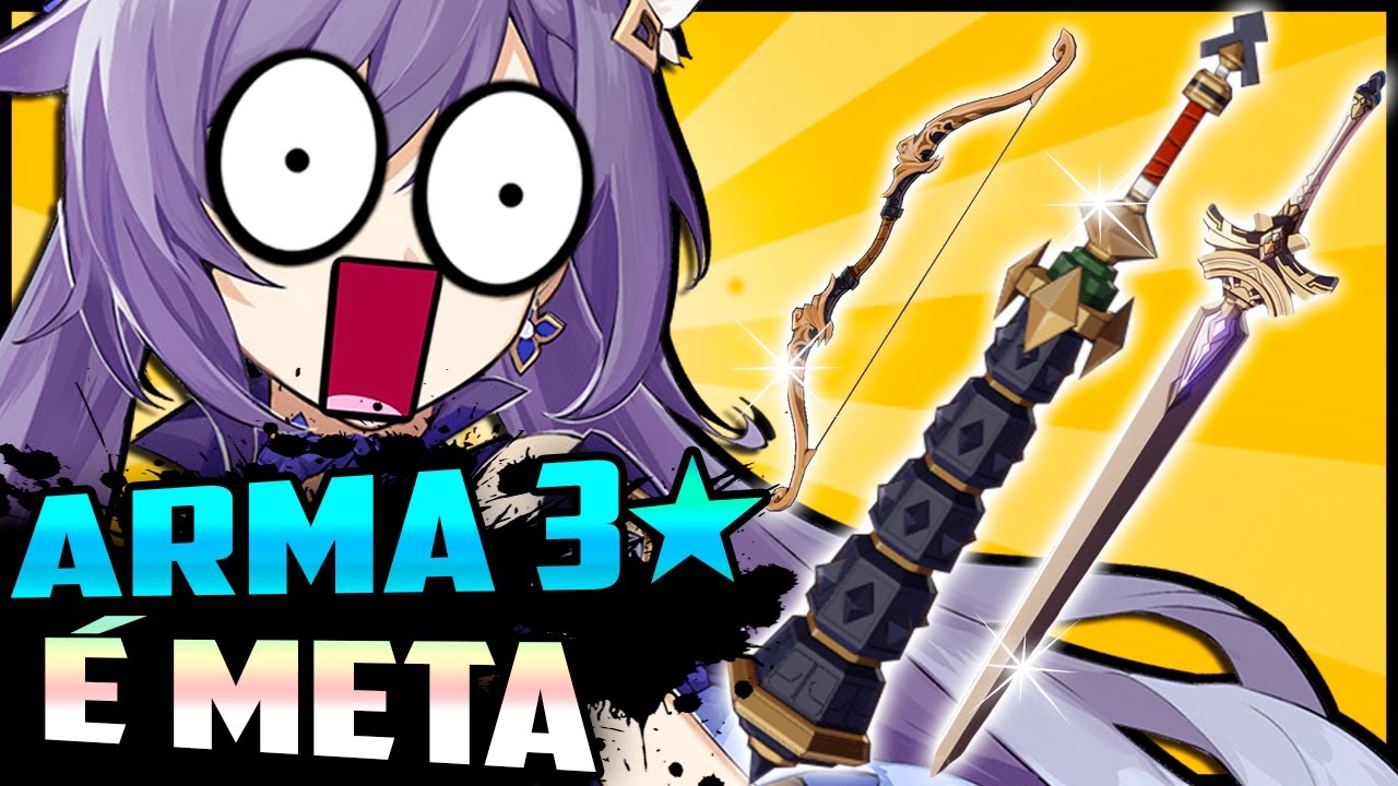 PROVANDO QUE ARMAS 3* SÃO GOD.. FIM! | Genshin Impact