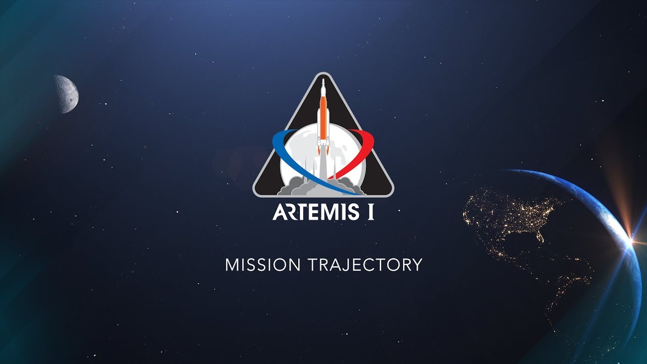 Первая траектория полета миссии &laquo;Артемида&raquo; вокруг Луны.