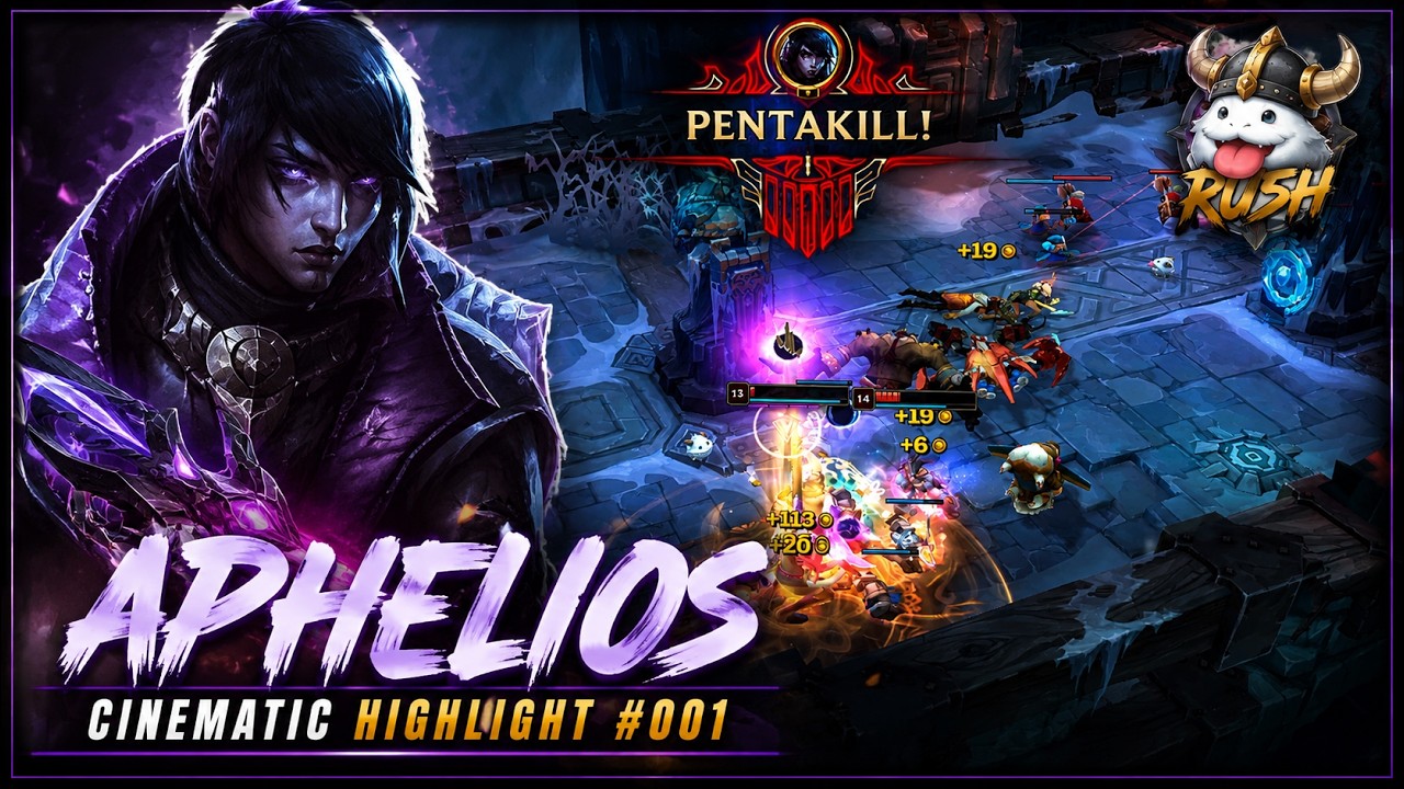 🎬 APHELIOS ARAM PENTAKILL | Cinematic Highlight #001