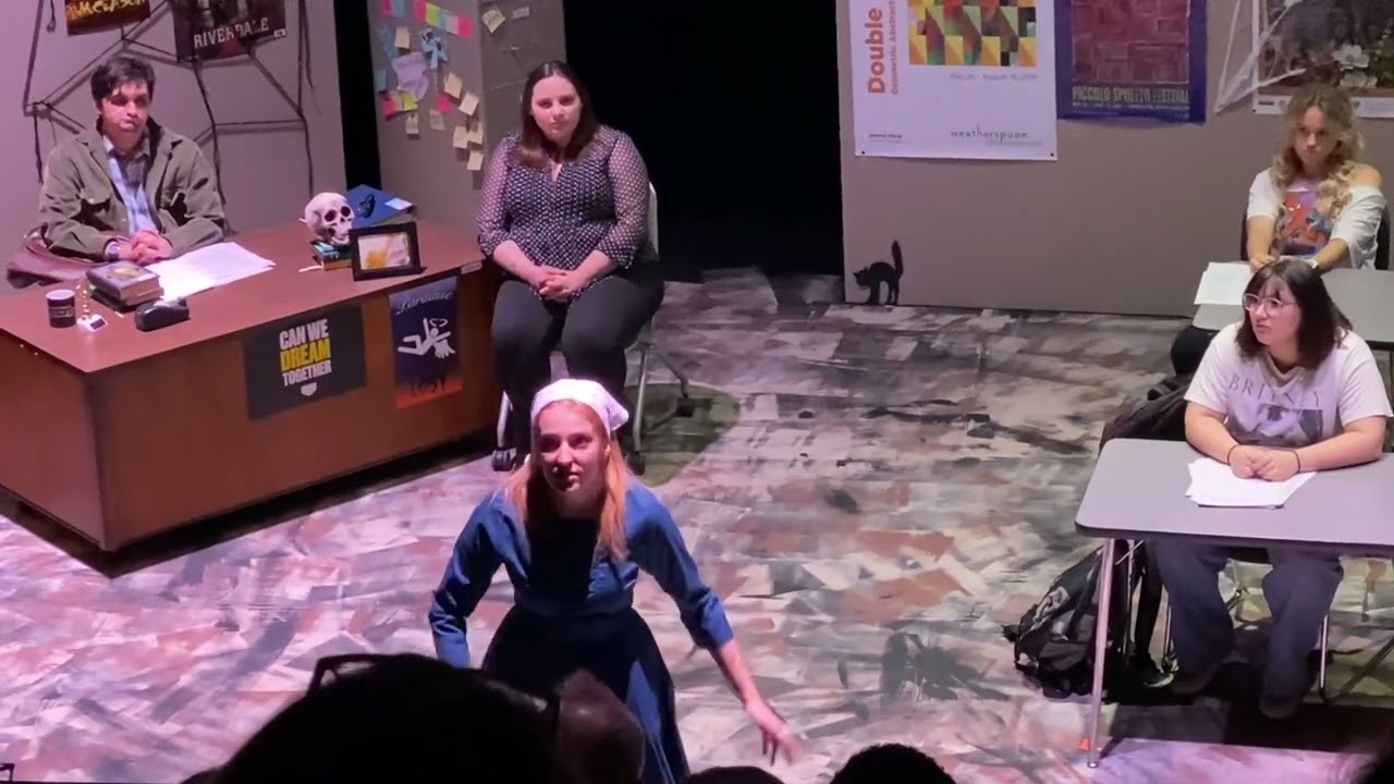 The final scene of John Proctor is the Villain.