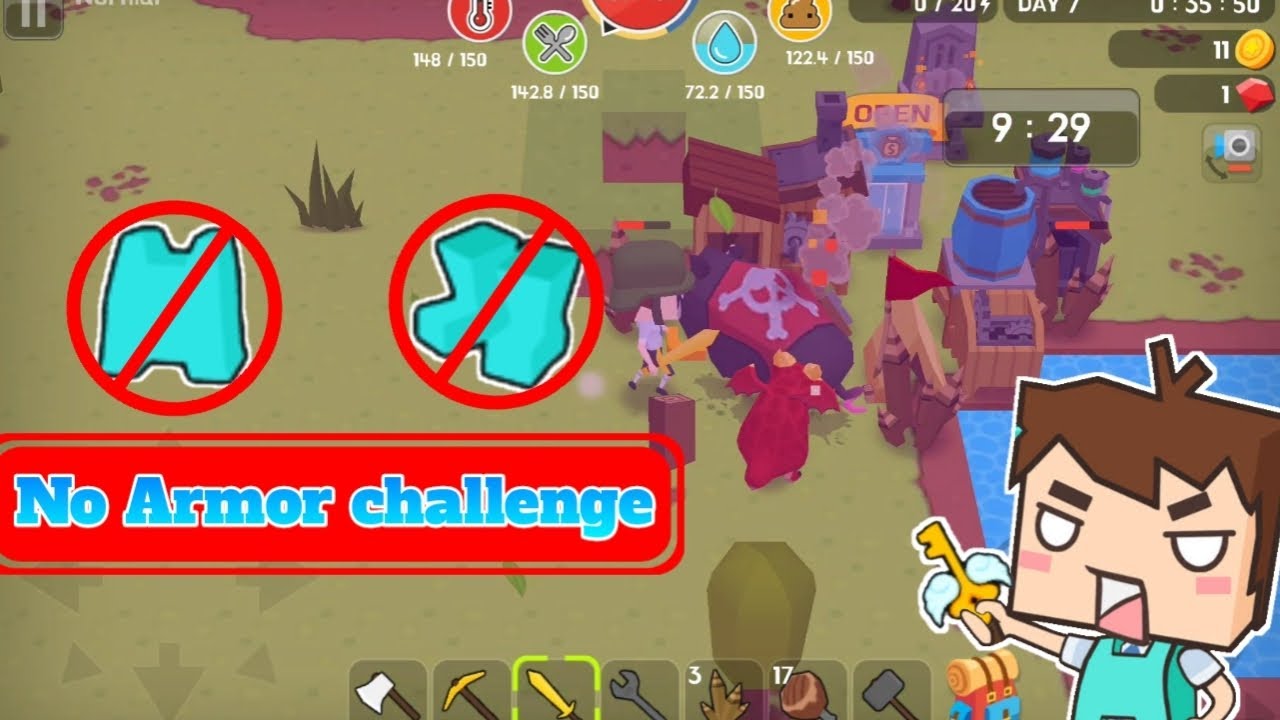 Mine Survival | I Beat The Normal Mode (SPEEDRUN) | No Armor Challenge | JCast