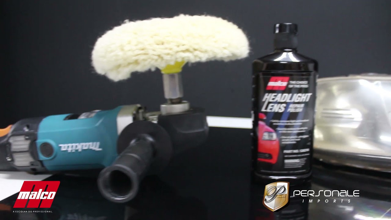 Modo de Uso - Polidor de Faróis Malco Headlight Lens Repair