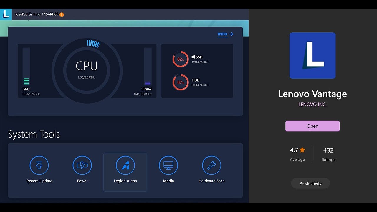 شرح برنامج Lenovo Vantage | |  الداعم الرسمى لاجهزة Lenovo