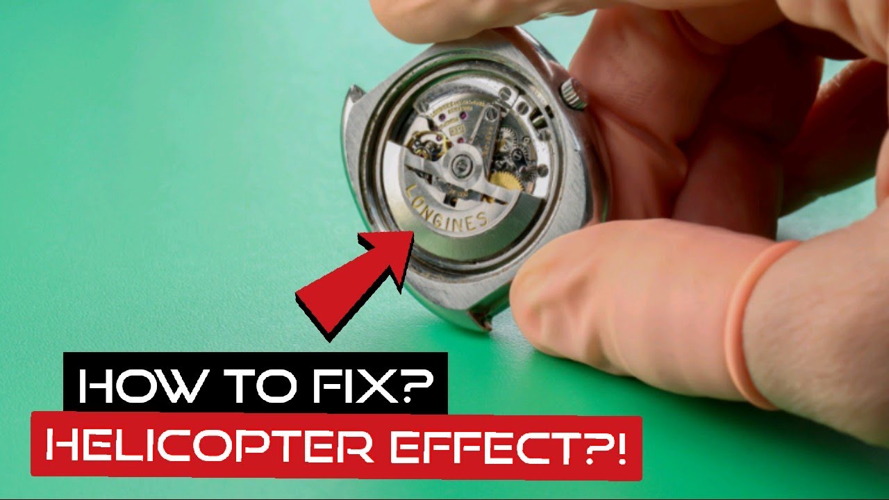 Helicopter effect?! | Cleaning process, automatic device & reversing wheels treatment | Watch Repair