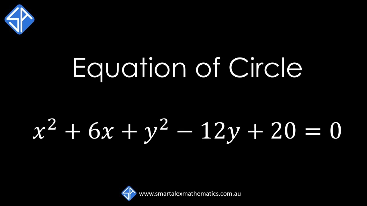 How to find Centre and Radius of Circle by Completing the Square