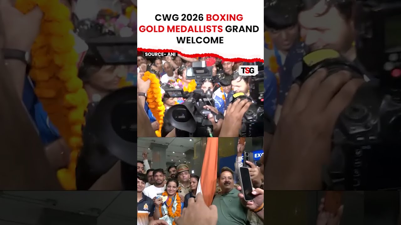 CWG 2026 Boxing Gold Medallists Grand Welcome | TSG
