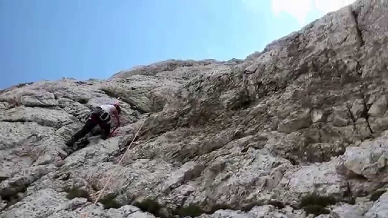 Slovenia / Julian alps / Pocarska alpine climbing route