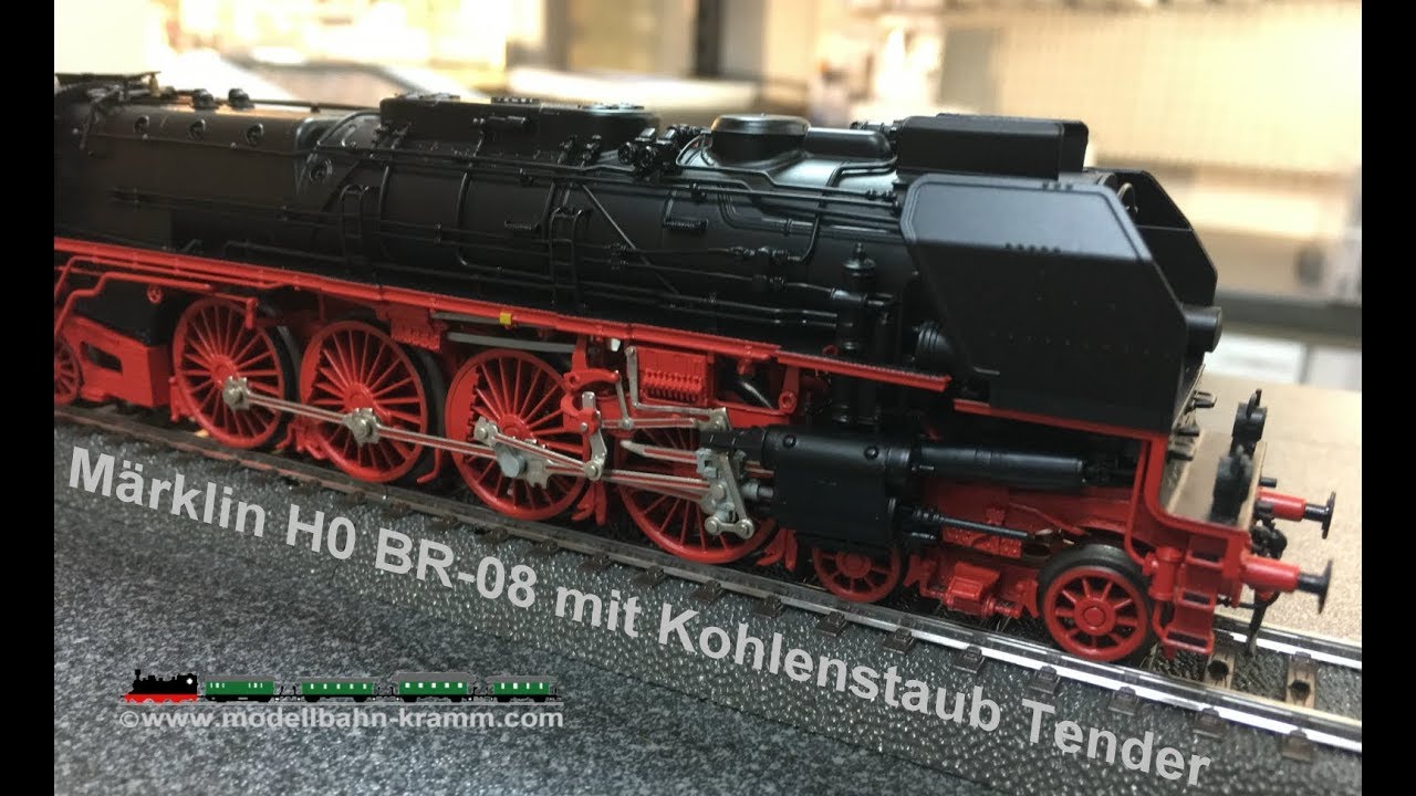 Spur-H0, Märklin 39242 BR-08 mit Kohlenstaub Tender