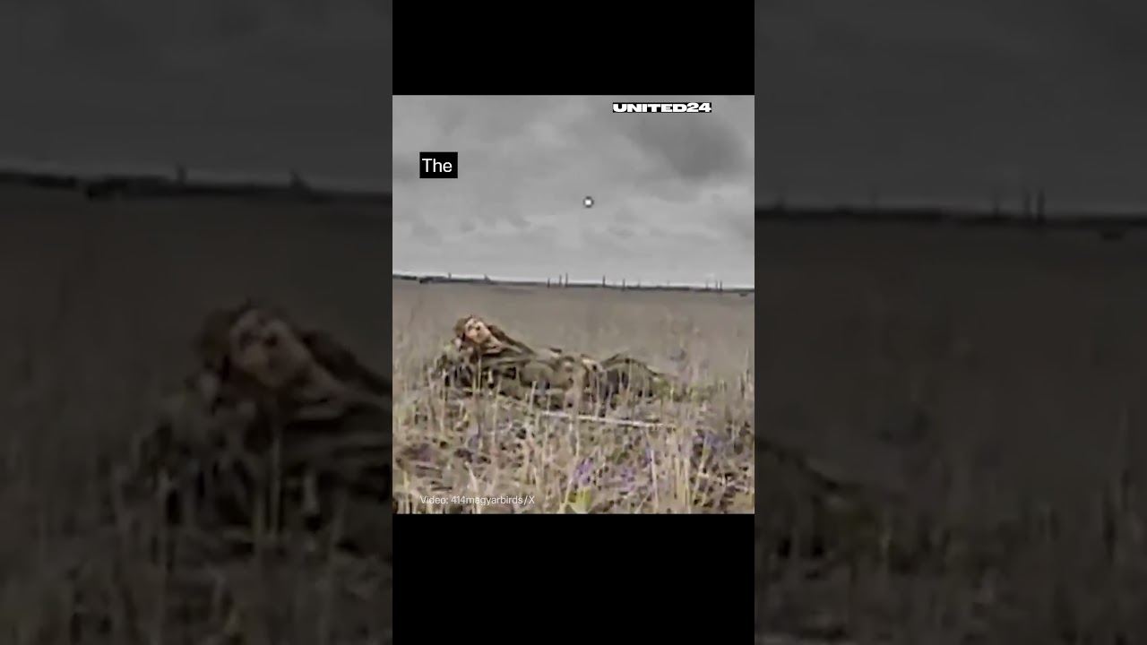 Russian Soldier's Last Sleep Was Interrupted by Ukrainian Drone #warinukraine