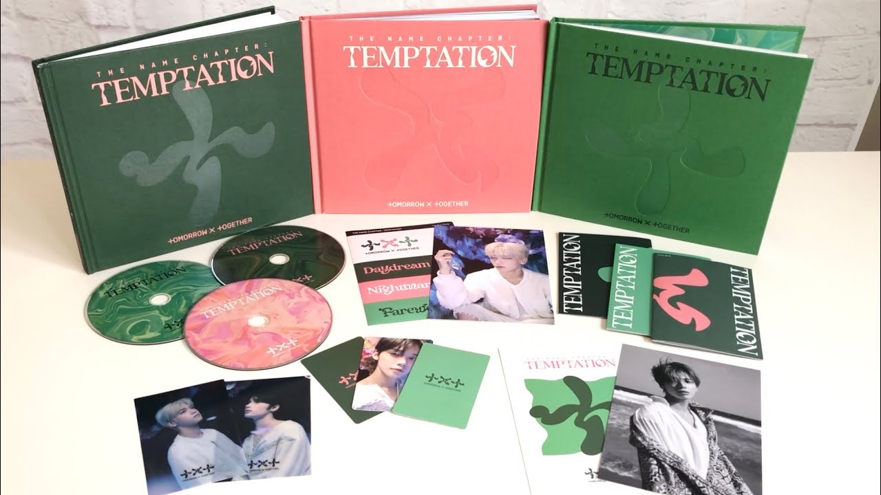 TXT THE NAME CHAPTER: TEMPTATION (Daydream + Nightmare + Farewell Ver.) ALBUM UNBOXING | Target