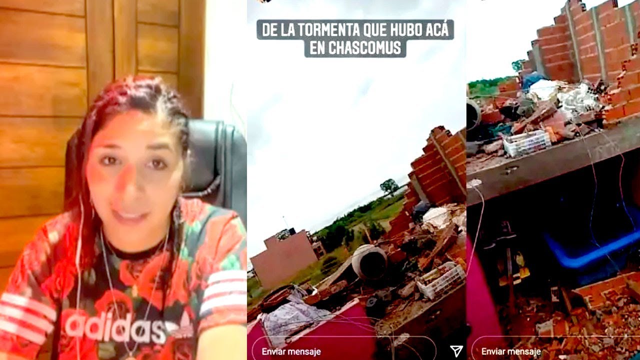 Rocío Quiroz relató con tristeza los destrozos que sufrió en su casa por un temporal