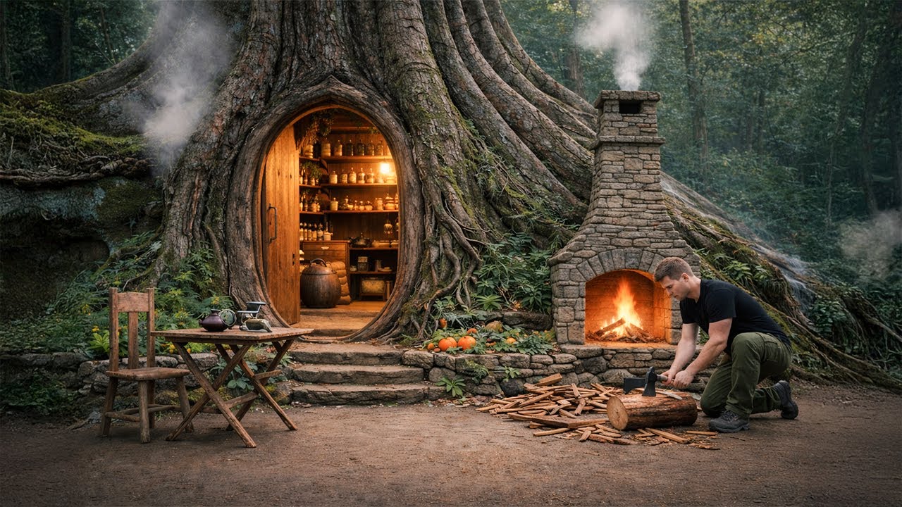 Full Video: 150 Days of Survival, Building a Shelter, Catching and Cooking Food in the Wild