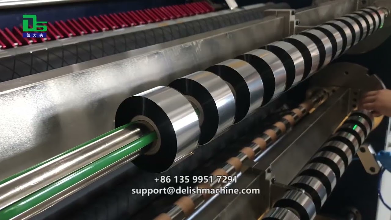 Industry standard, Delish printers ribbon slitting machine!