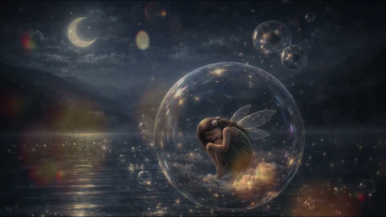 Bubble Cradle Fairies 🫧🌙 | 1 Hour Soft Sleep Music (No Harsh Sounds)