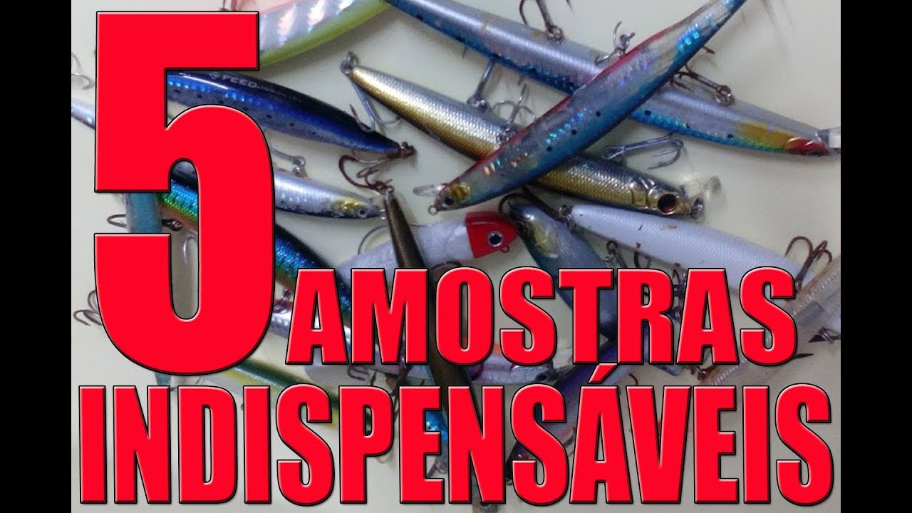 SEGREDOS DE PESCA - 5 AMOSTRAS INDISPENSÁVEIS