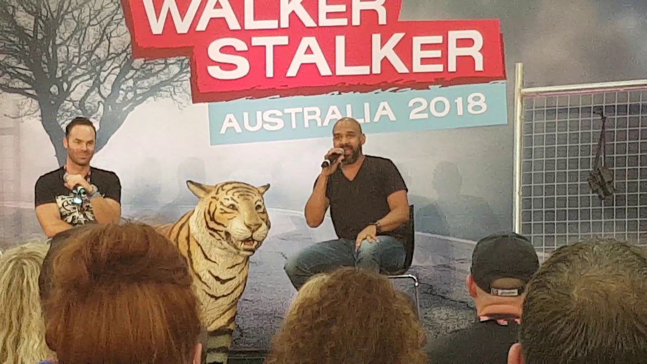The Walking Dead Khary Payton panel - Walker Stalker Melbourne Australia Shiva