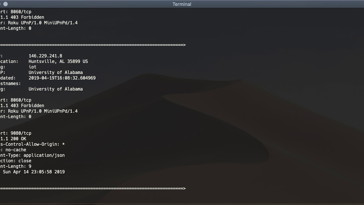 Shodan IPEnumeration CLI Tool