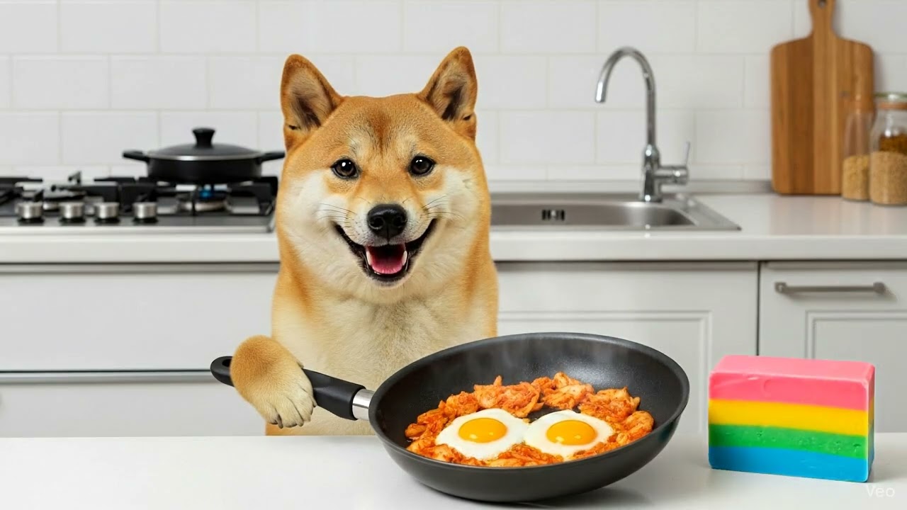 Cooking Disaster: Shiba Inu Thought Soap Was Cheese!
