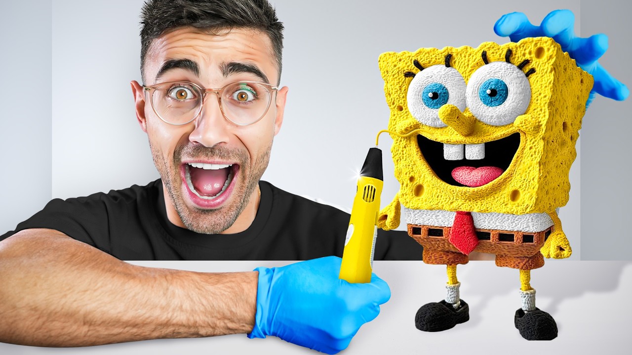 הפסל הכי מטורף עם עט תלת מימד זוכה ב-3000 שקל!!!