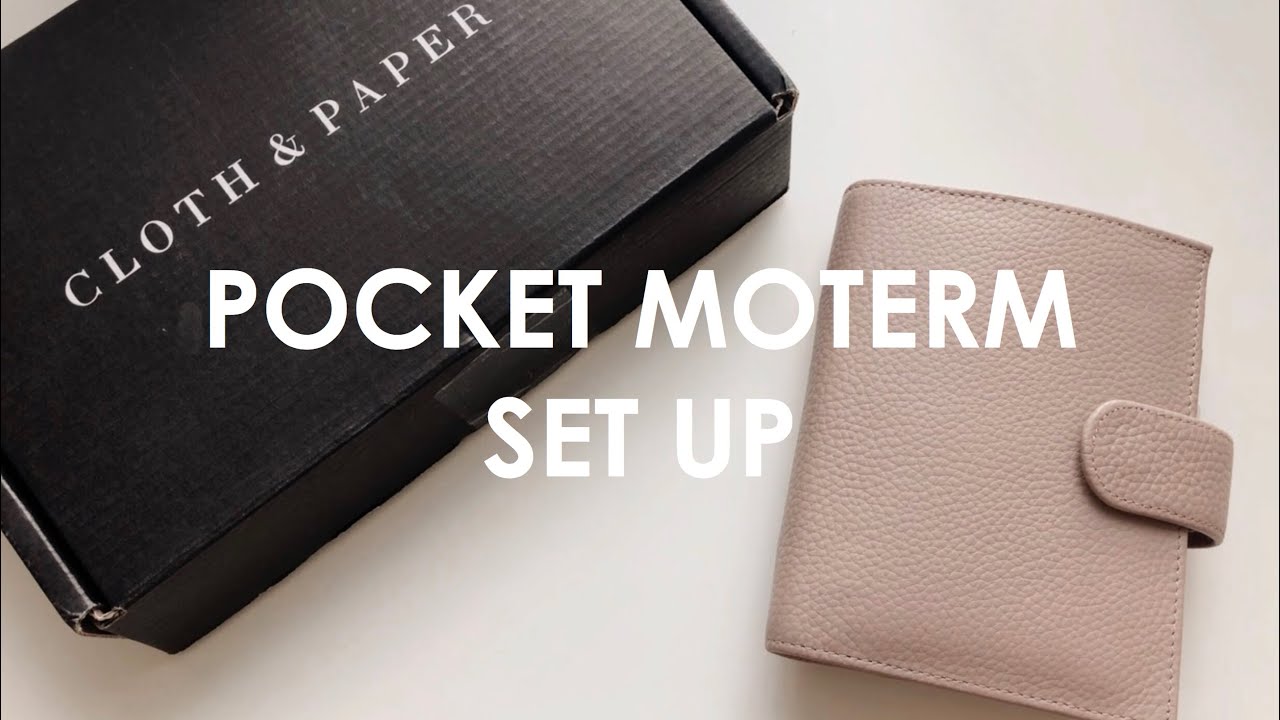 Pocket Moterm Planner Set Up