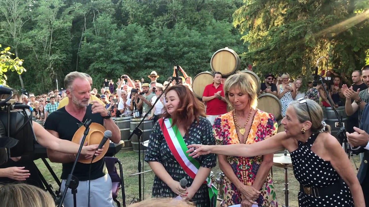 Figline e Incisa: Sting e Trudie saranno cittadini onorari