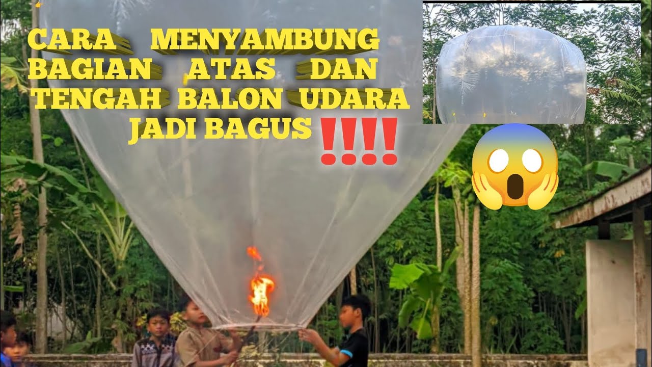 Cara menyambung atas dan tengah supaya balon terlihat bagus saat jadi!!! 