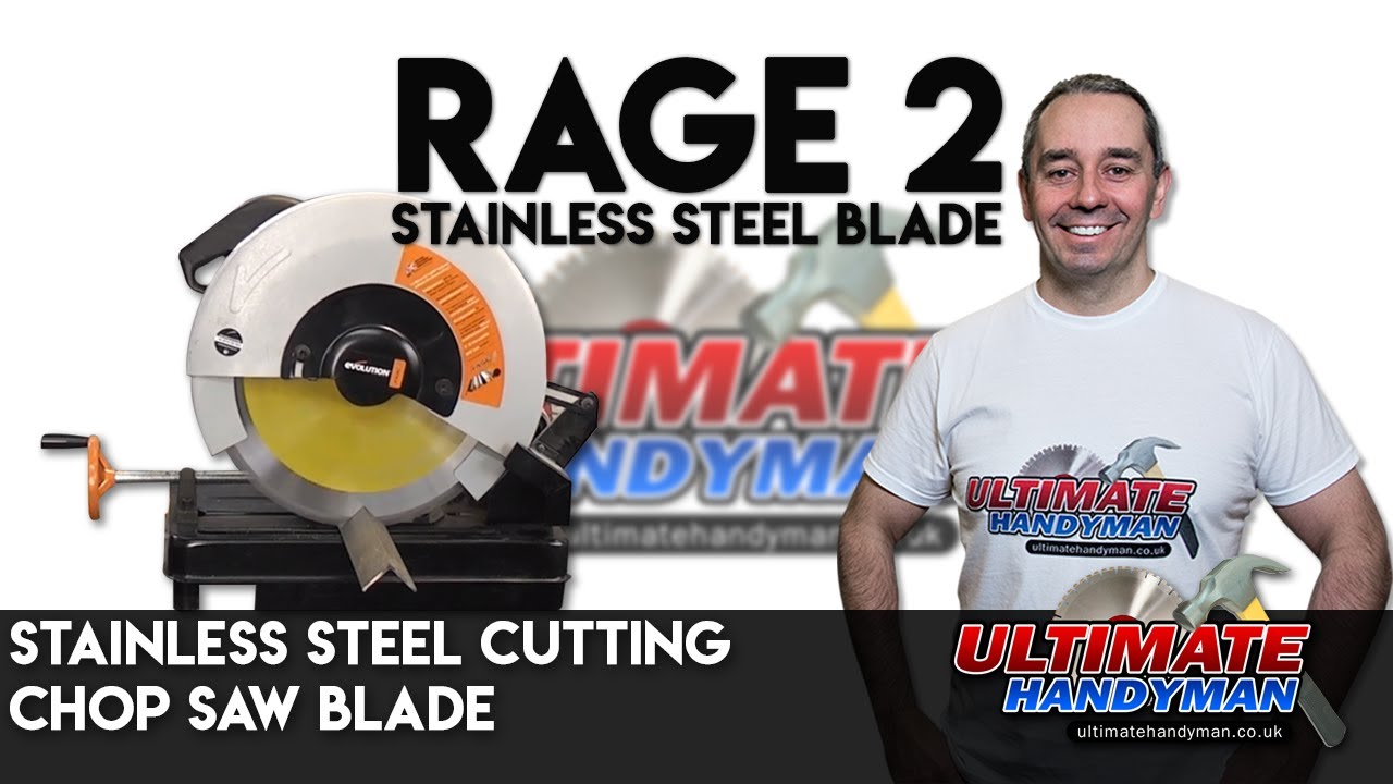 Stainless steel cutting chop saw blade | Rage 2 stainless steel blade