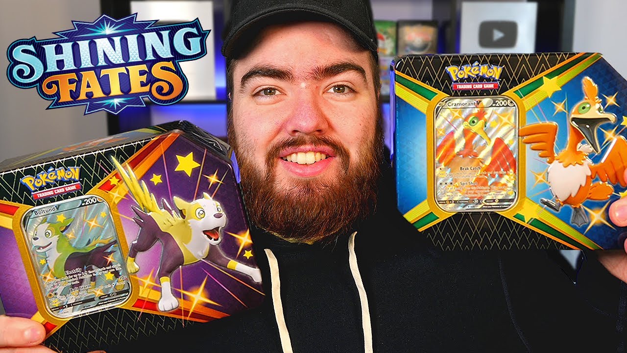 Opening 3 Pok&eacute;mon Shining Fates Tins