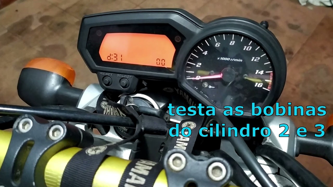 FAÇA VOÇE MESMO O DIAGNOSTICO e regule o CO da XJ / FZ6 / MT07 /leia os códigos de falhas no painel