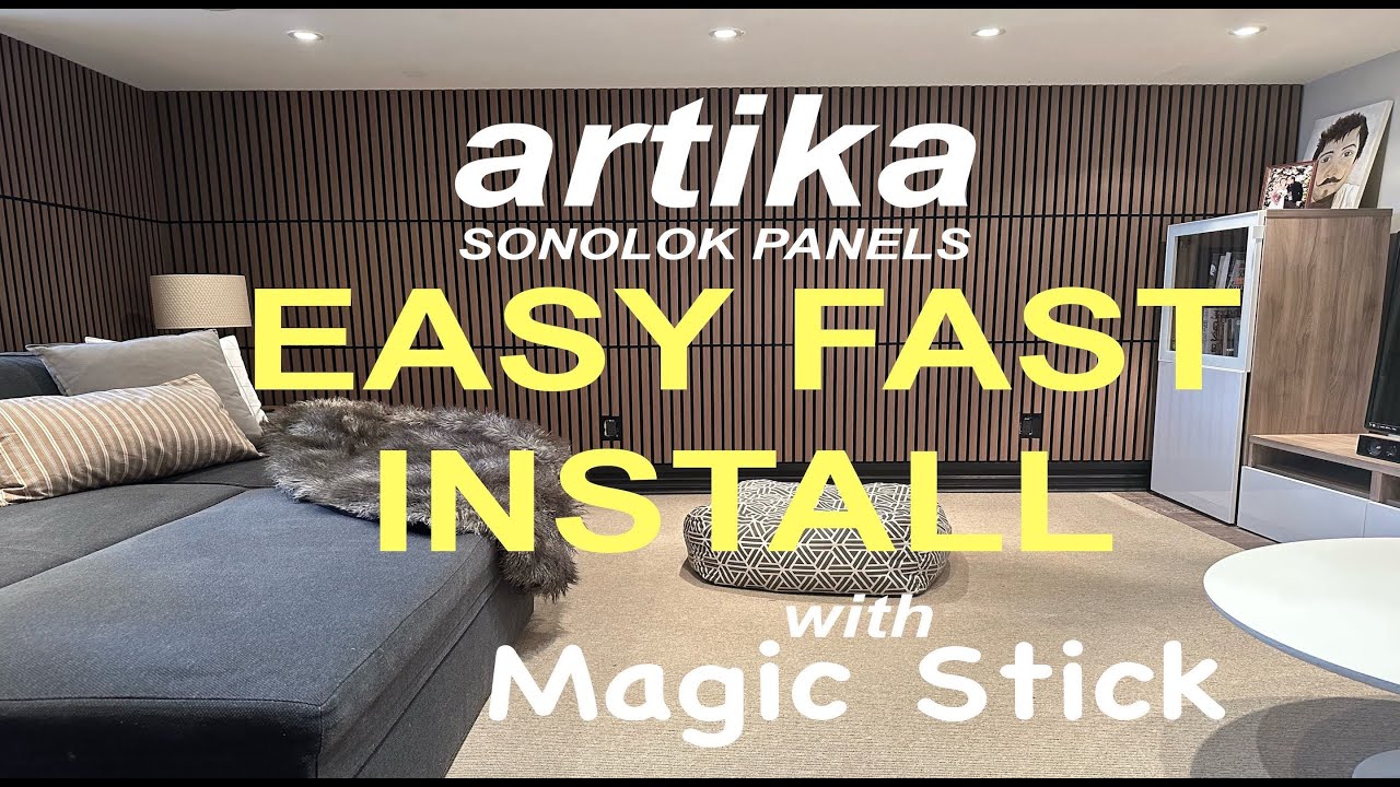 Victor E to YOU  Artika Panel Install #artika #diy #wallpanel @artikalighting#fatherdaughter