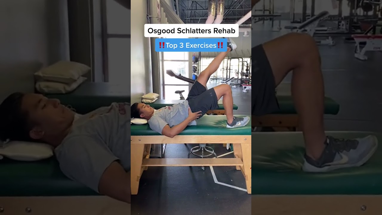 Top 3 exercises for Osgood Schlatters