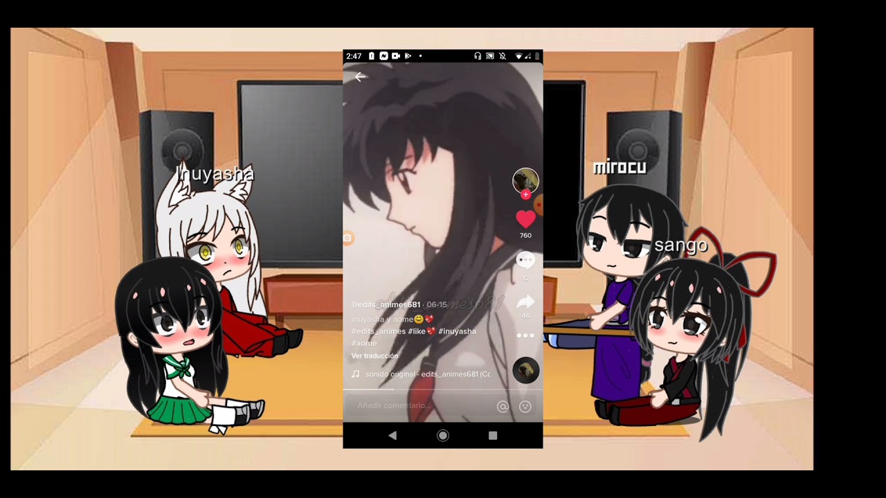 inuyasha reaccionan a su futuro/parte 2/ships👋👉❤👈