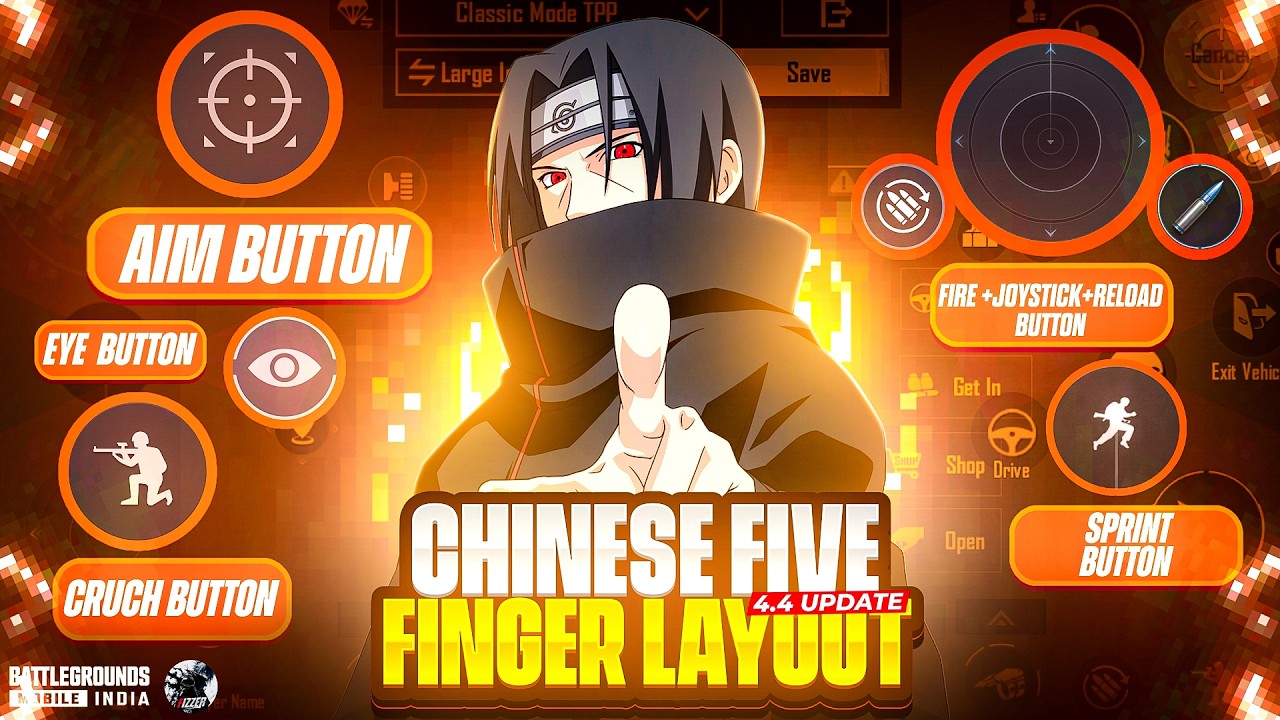 How To Make Your Own 5 Finger Control Layout in BGMI | Chinese Claw Setup Guide | BGMI/PUBG Tips