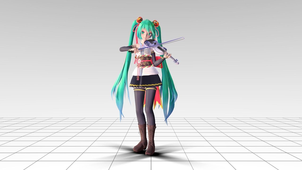 【第16回MMD杯本選】 Senbonzakura - Violin 【Motion DL】 HD 720p