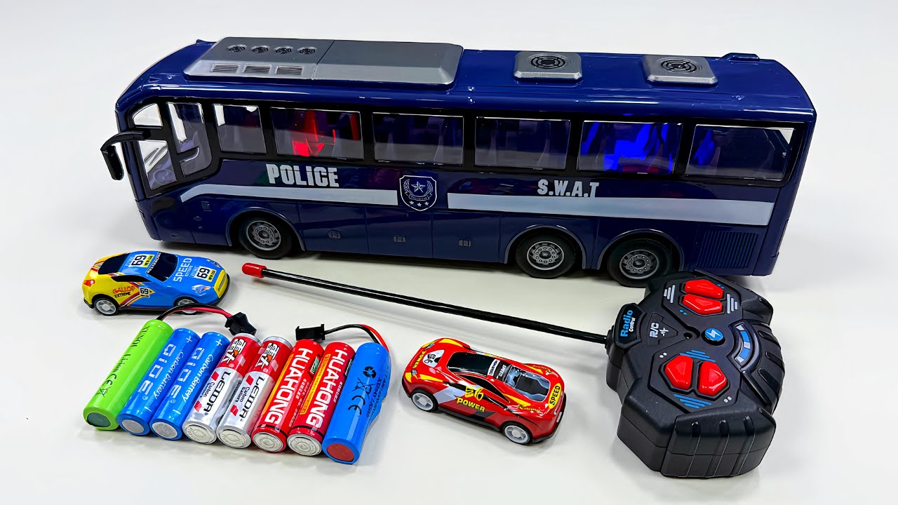 Unboxing city transportation RC trucks,Ev 3D Dinosaur car,remote control RC city bus,Ev Food truck
