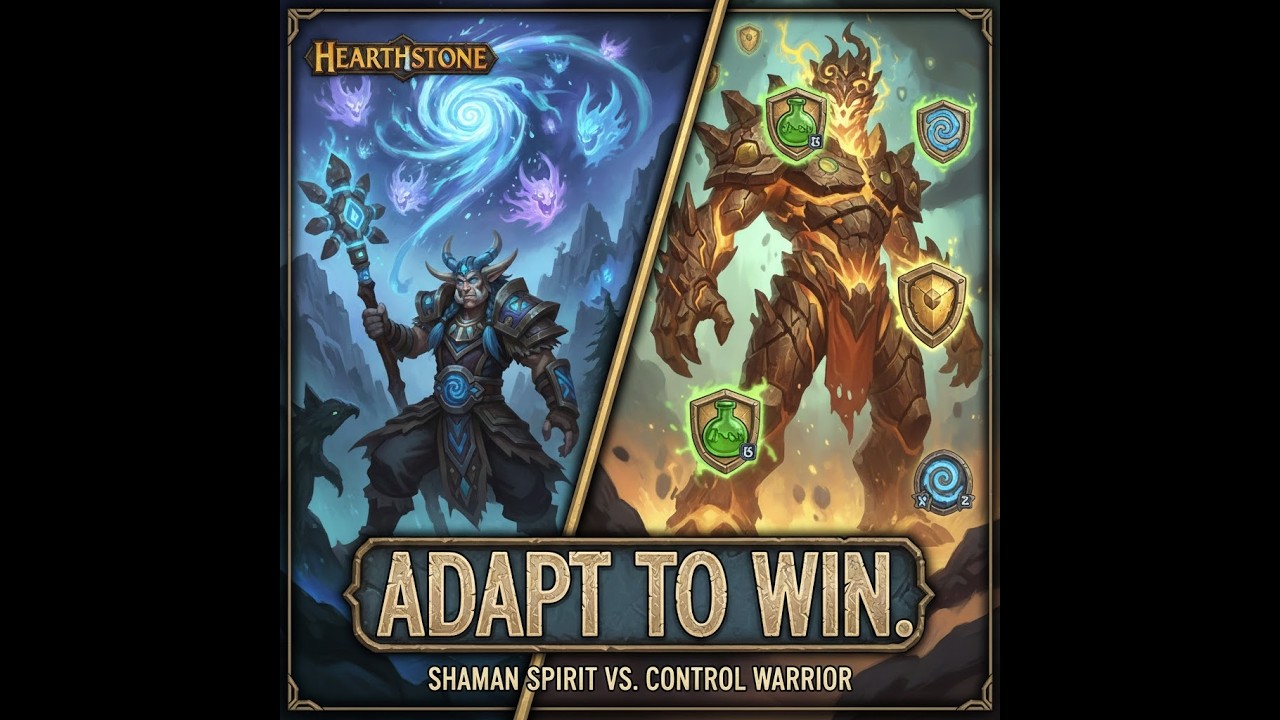 40 HEALTH ISN'T ENOUGH! Shaman Spirit Quest vs. Control Warrior