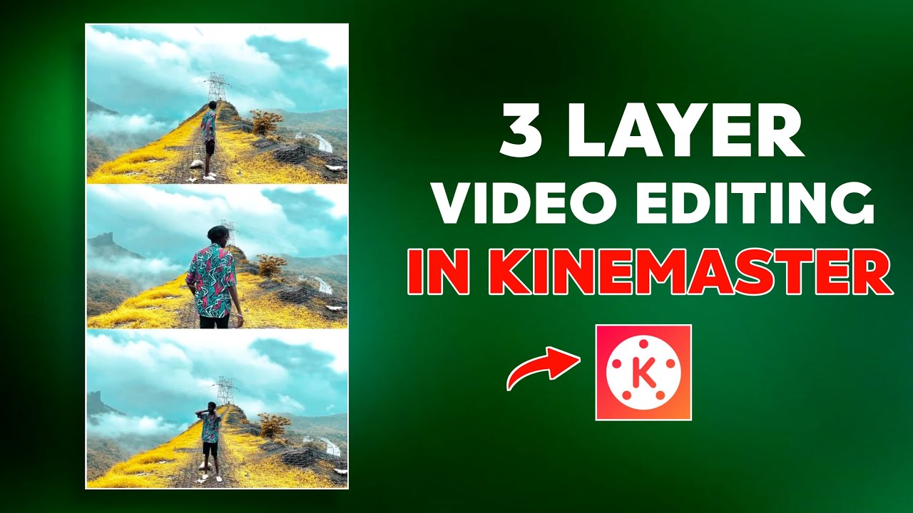 Instagram Reels 3 Video In One Screen Editing Kinemaster Tutorial | 3 Layer Video Editing Kinemaster