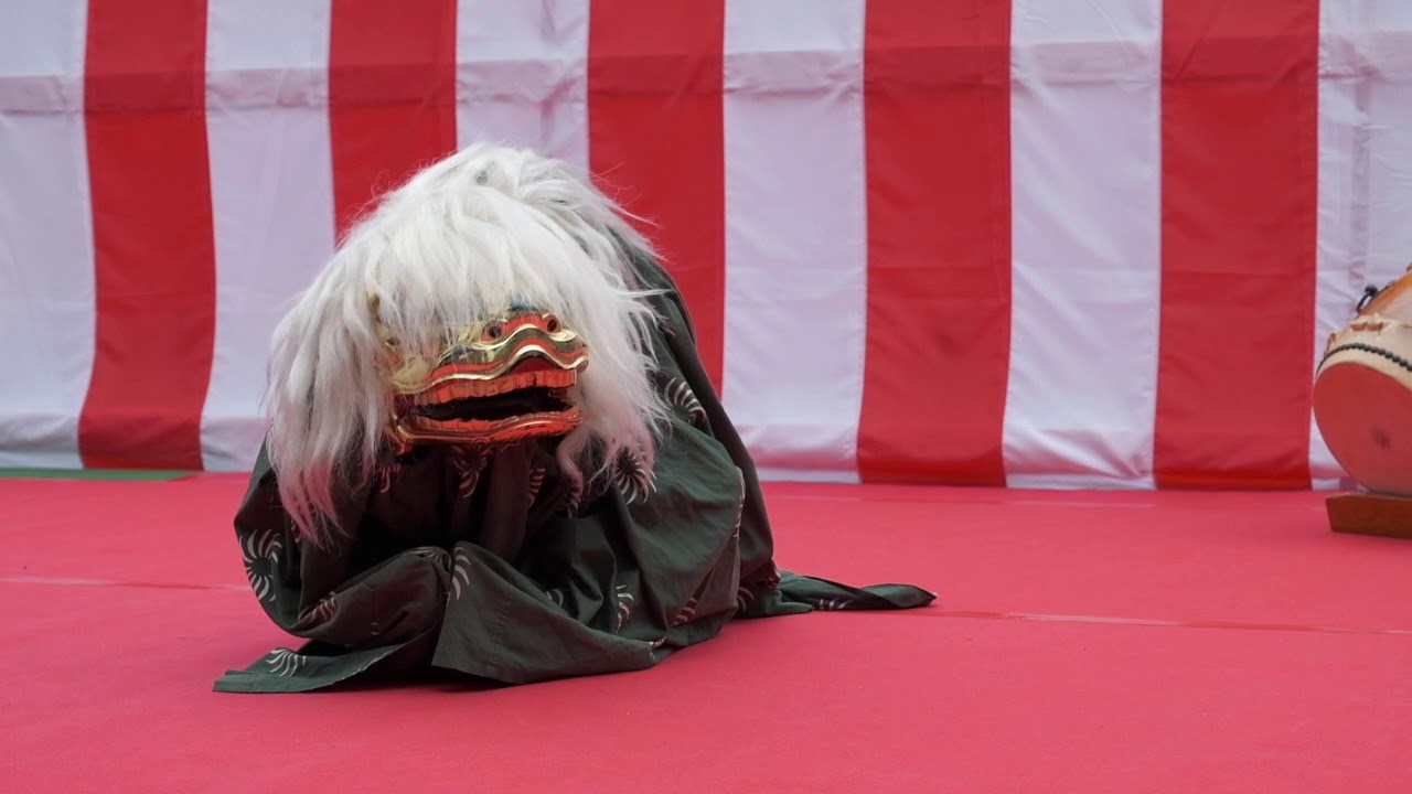 獅子舞 2020年新春 寿獅子 六義園