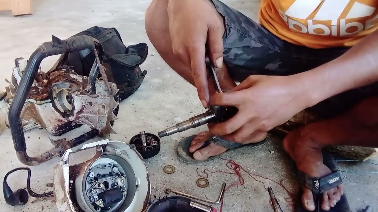 chainsaw 070 crankshaft replaced