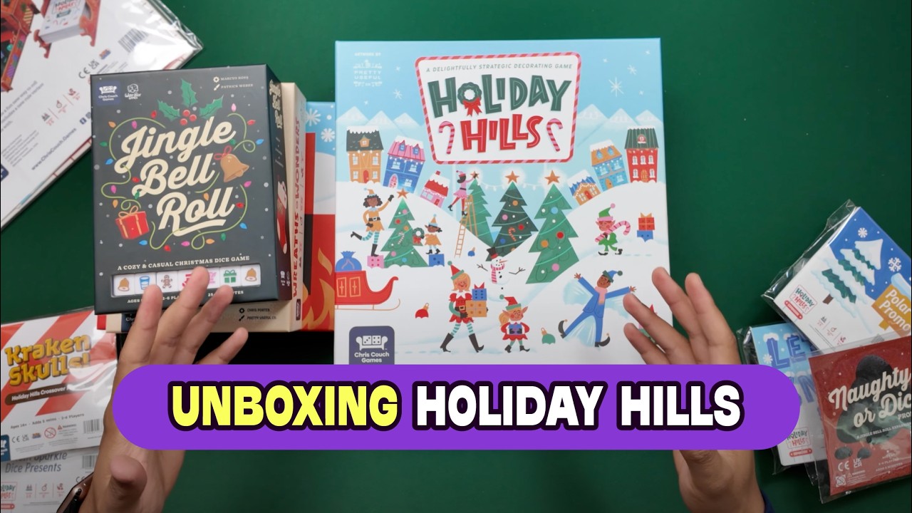 Holiday Hills & Jingle Bell Roll Kickstarter | Распаковка MPC