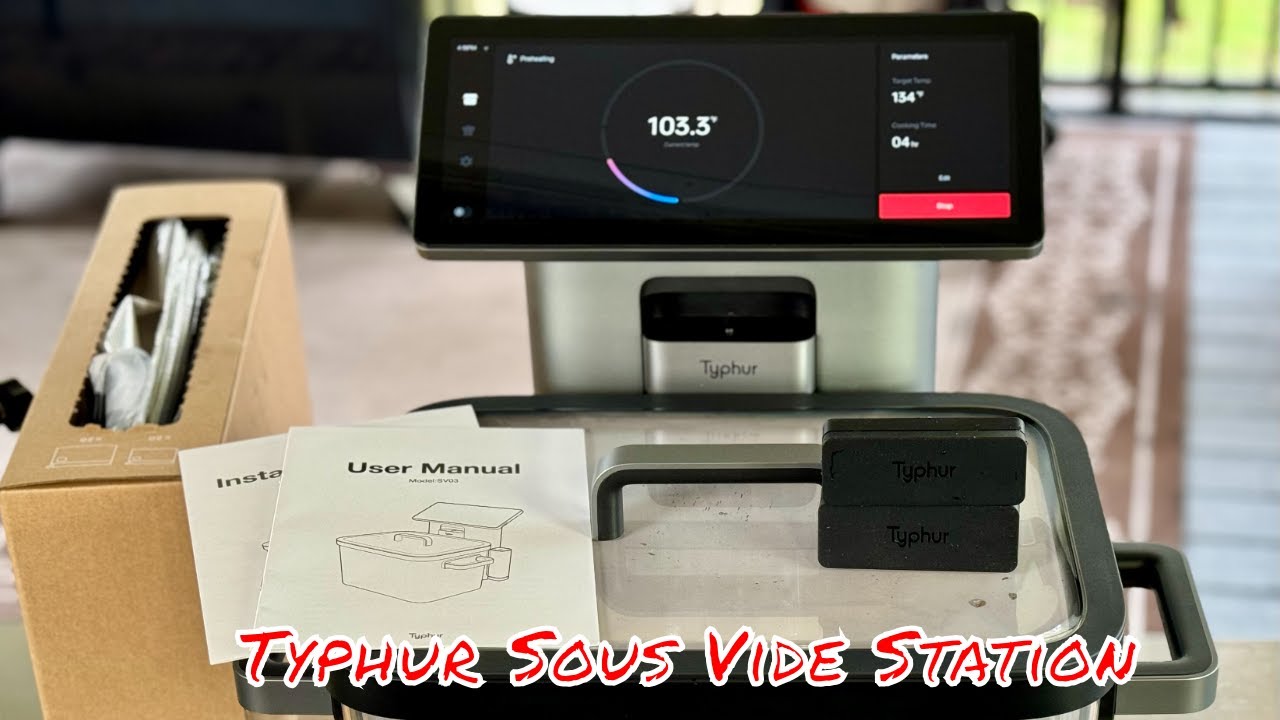 Первый взгляд и приготовление на станции Typhur Sous Vide