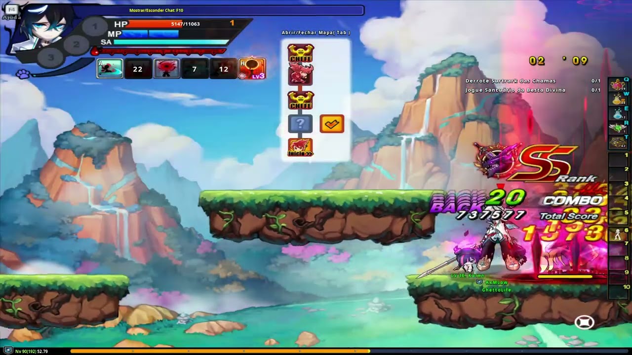 Grand Chase Classic Santuário Das Bestas Solo Uno.