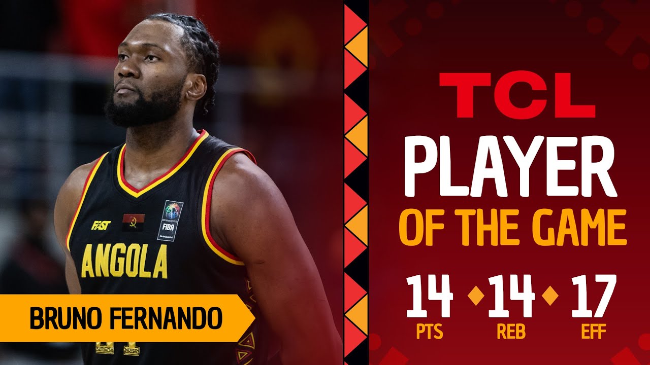 Bruno Fernando (19 PTS) | TCL Player Of The Game | GUI 🇬🇳 vs ANG 🇦🇴 | #AfroBasket 2025
