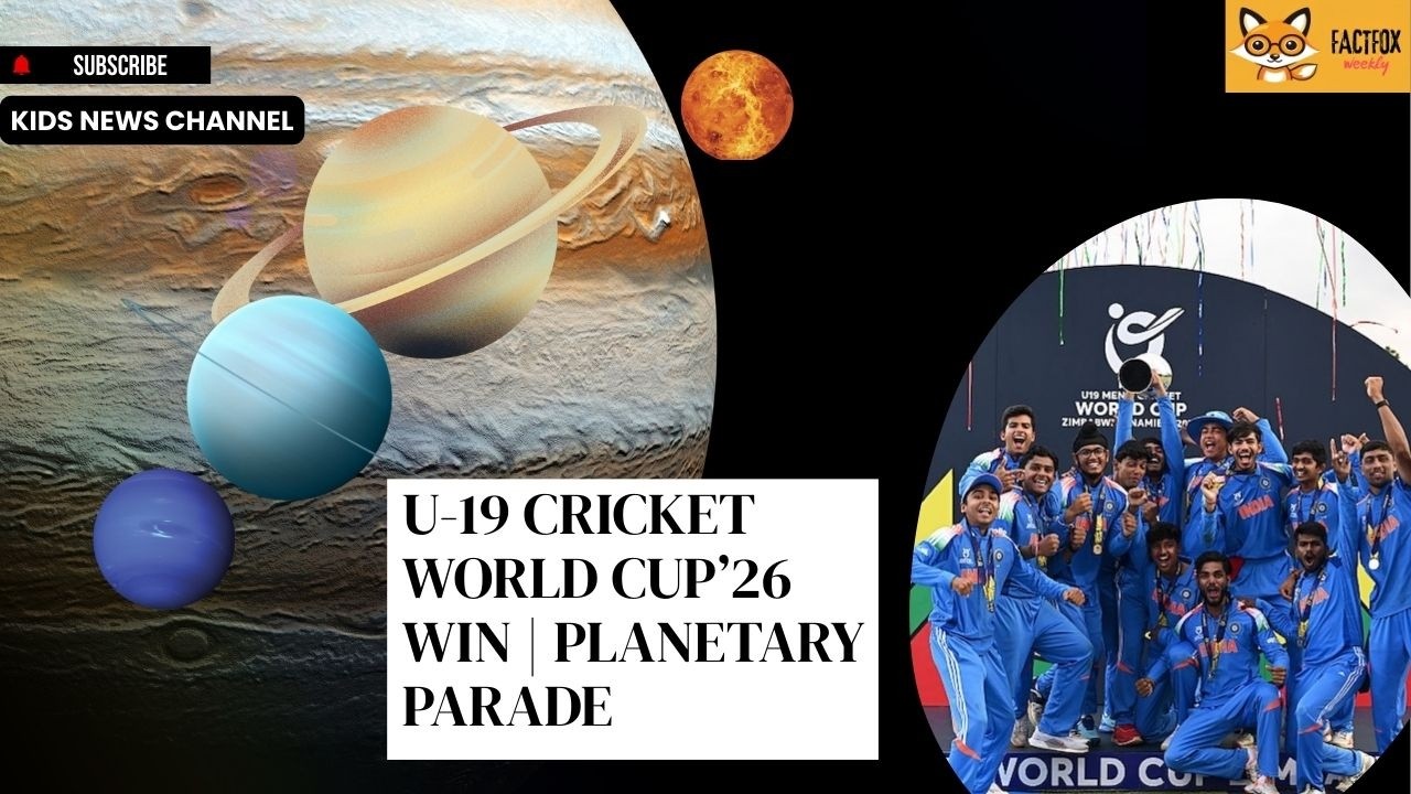 Historic U 19 World Cup Win for India | A Rare Planet Parade in the Sky | Factfoxweekly