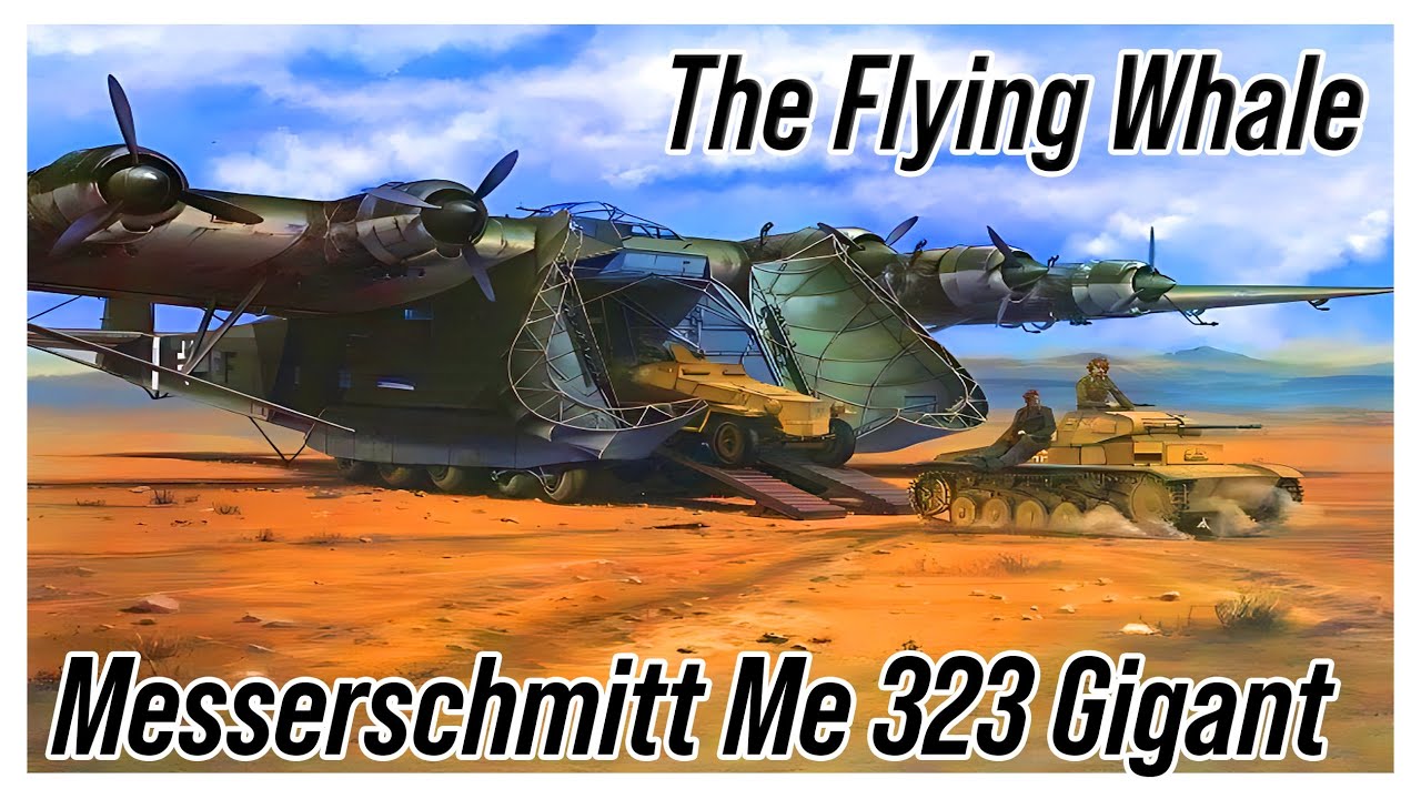 Nazi Germany's Largest Transport Aircraft of WWII- Messerschmitt Me 323 'Gigant' The Flying Whale