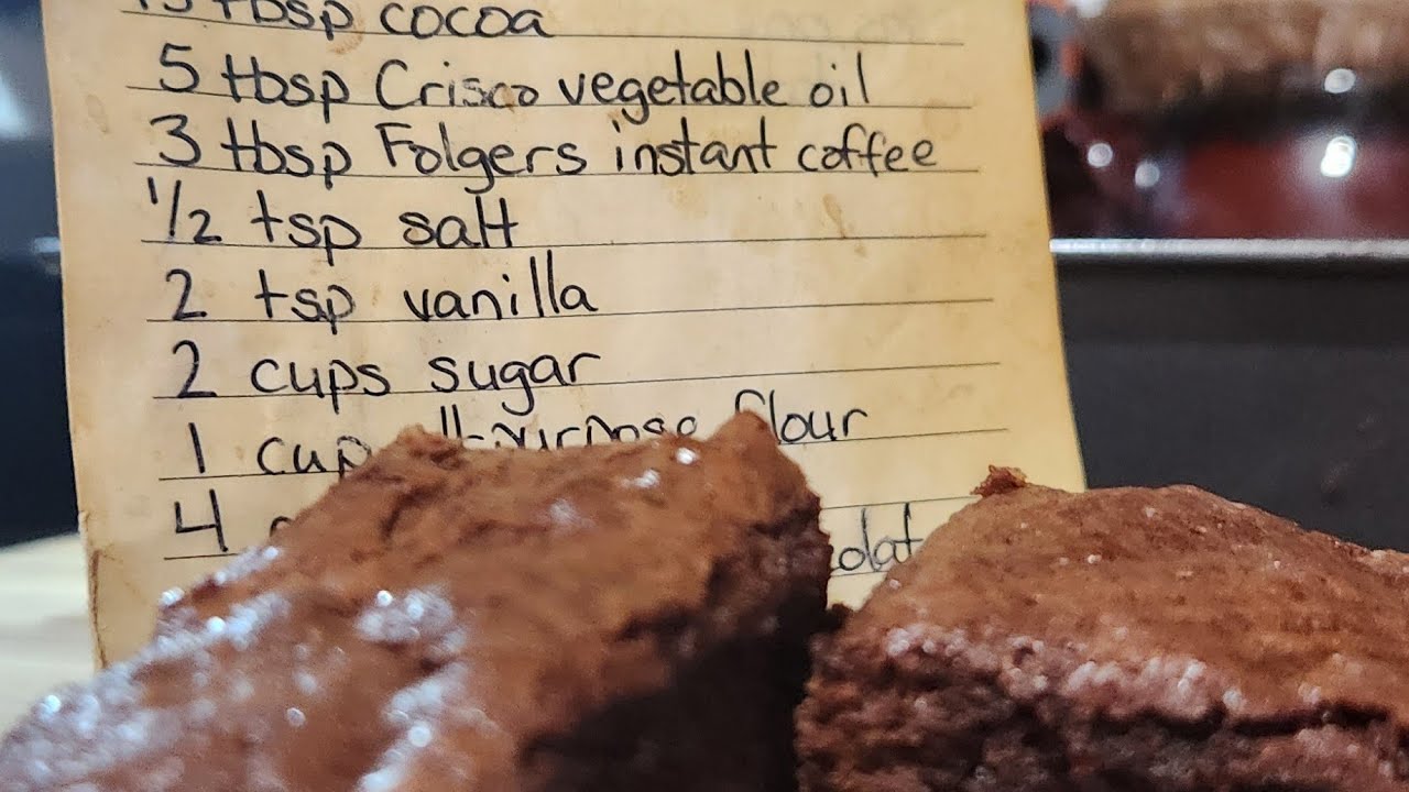 The best homemade brownies: Stister Brownies 