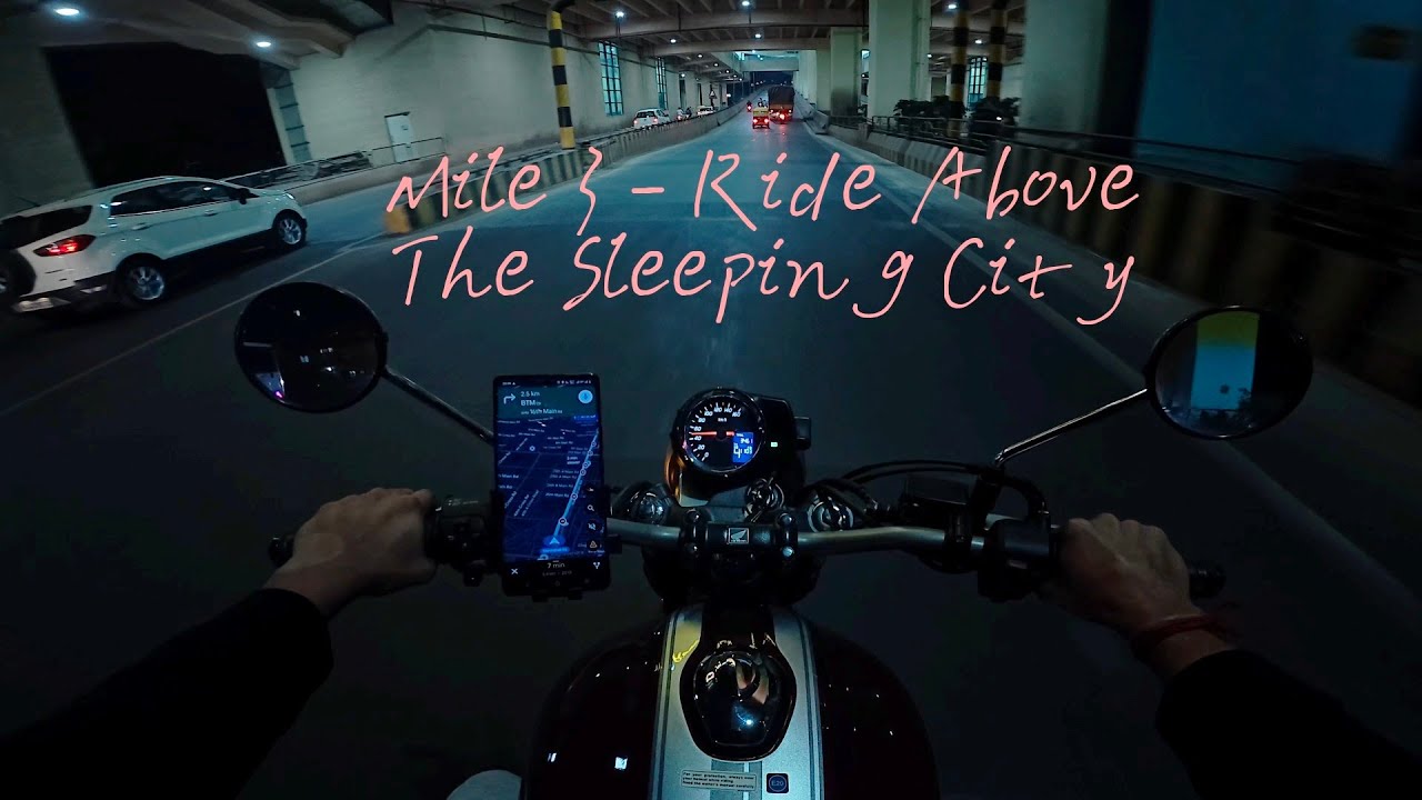 Miles in Silence | Mile 3 — Riding Above the Sleeping City 🌃