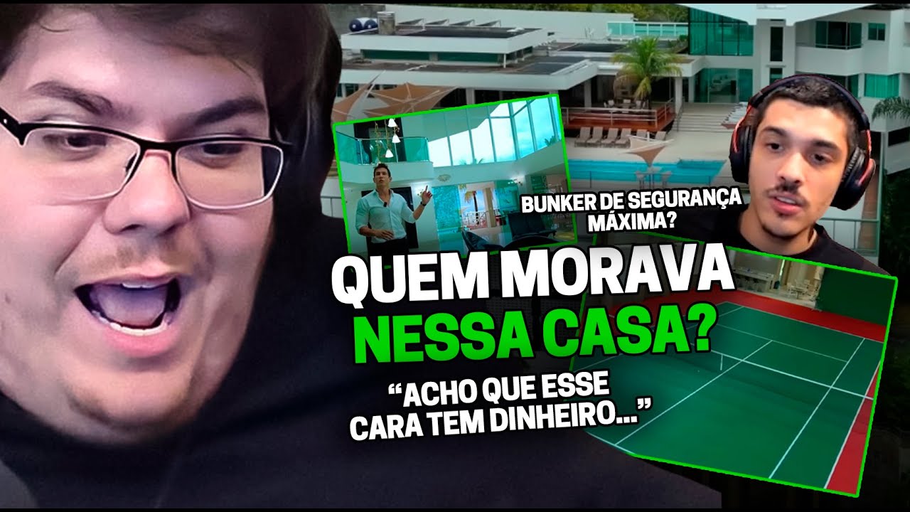 CASIMIRO REAGE: A MANSÃO MAIS ESPETACULAR A VENDA EM BELO HORIZONTE ft. ChiCoin | Cortes do Casimito