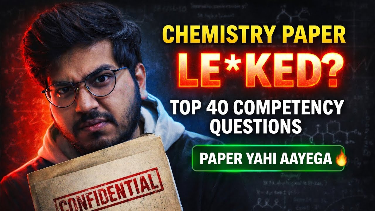 Most Important Numericals Class 12 Chemistry 2026 | Competency Based Questions | Strategy & Roadmap